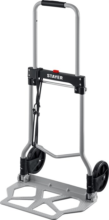 STAYER PROTruck до 70кг, каркас и платформа из алюминия, платформа 39х28см, колёса d13см, вес 3,0кг, складная хозяйственная тележка (38755-70) 18072507 - фото 57333