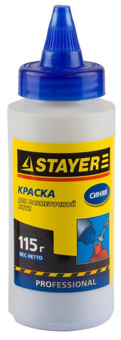 STAYER 115 гр, Синяя краска для разметочной нити (2-06401-1) 11470 - фото 58768