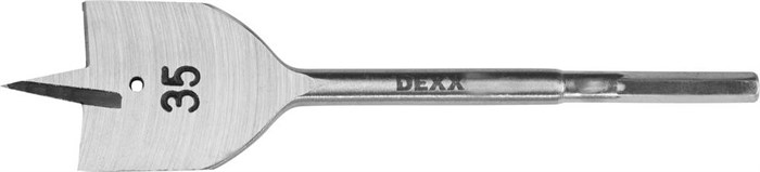 DEXX 35x152мм, сверло перовое по дереву, шестигранный хвостовик 16000 - фото 63493