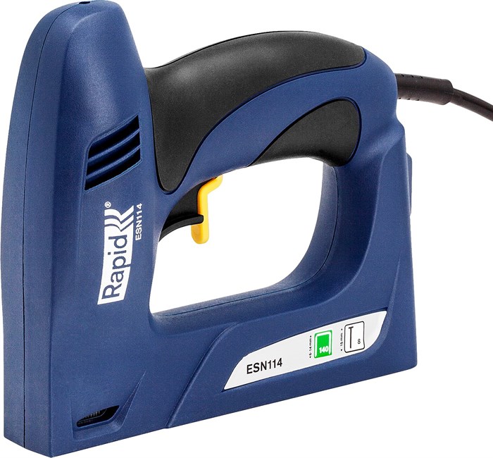 RAPID R:El.Staple Gun ESN114 для скоб тип 140 и гвоздей 300, 2-в-1 нейлер-степлер (гвозде/скобозабиватель) электрический (5000131) 19548 - фото 68114