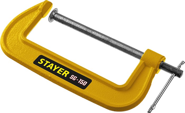 STAYER SG-150 150 мм, Чугунная струбцина G (3215-150) 21029 - фото 70674