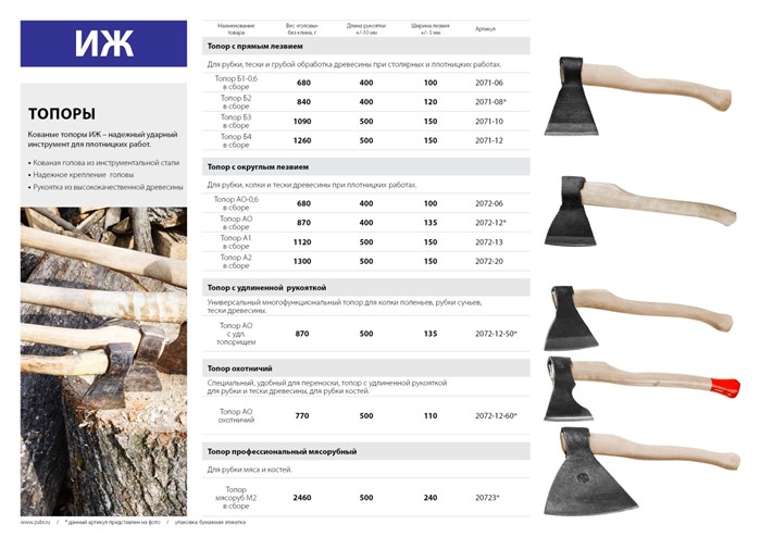 Ижсталь-ТНП Б1, 600/850 г, 400 мм, Кованый топор (2071-06) 23981 - фото 73512