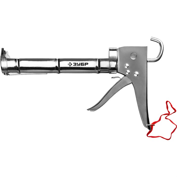 ЗУБР 310 мл хромированный, Полукорпусной пистолет для герметика, ПРОФЕССИОНАЛ (06625) 26164 - фото 76091
