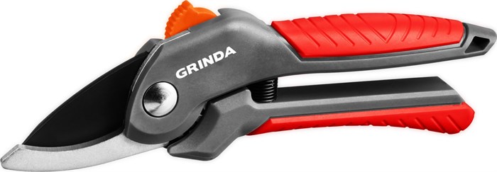 GRINDA G-22 200 мм, с двухкомпонентными рукоятками, Плоскостной секатор (423122) 2184222 - фото 84409