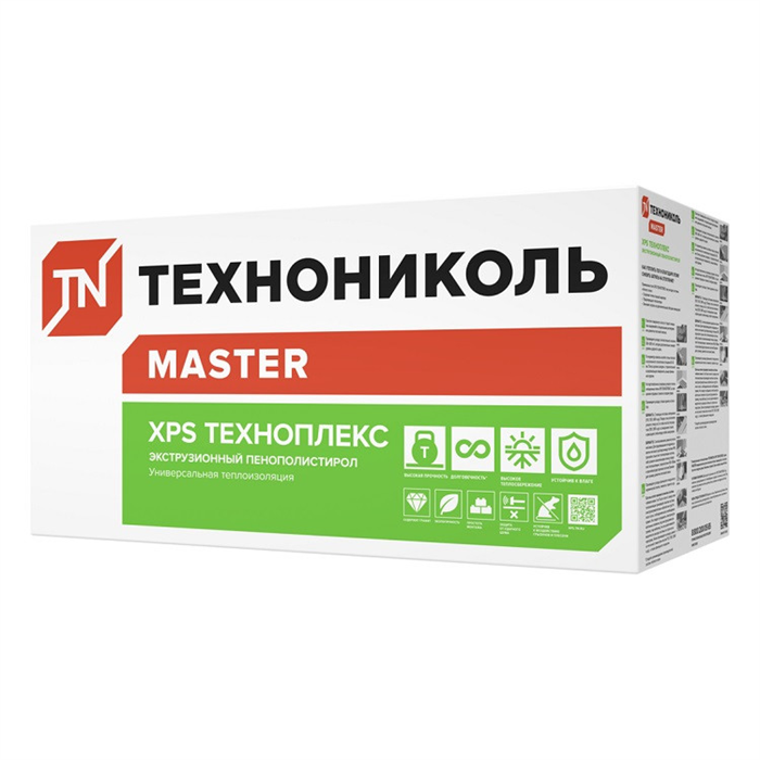Технониколь  Техноплекс 1200х600х20 мм, 20 шт Экструзионный пенополистирол (XPS) 42007 - фото 94244