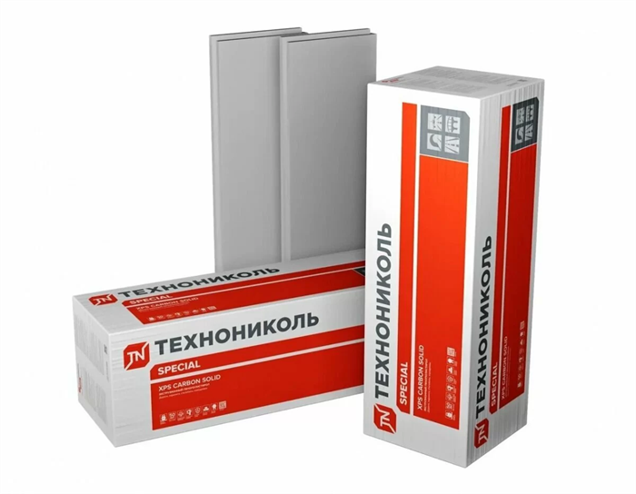 Технониколь Carbon Solid 500 2400х600х50 мм, L-кромка, тип А, 8 шт Экструзионный пенополистирол (XPS) 42013 - фото 94267