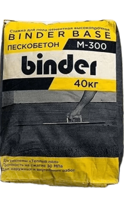 Пескобетон Binder М300 40 кг 42193 - фото 94687