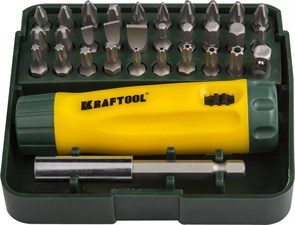 KRAFTOOL Kompakt-32 с насадками 32 предм., Реверсивная отвертка (26142-H32) 23620