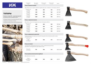 Ижсталь-ТНП М, 2400/3100 г, 500 мм, Кованый мясорубный топор (20723) 23990