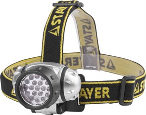 STAYER 19LED 3хAAA Налобный фонарьTOPLight (56570) 32313