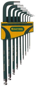 KRAFTOOL Industrie 9 шт., Набор длинных имбусовых ключей (27445-H9) 2180738