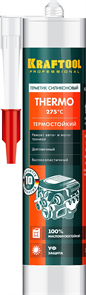 KRAFTOOL THERMO 300 мл красный, Термостойкий силиконовый герметик (41259) 30767