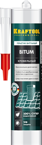 KRAFTOOL Bitum 300 мл черный, Битумный герметик (41261) 30769