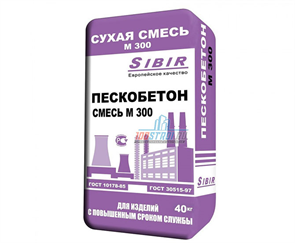 Пескобетон Sibir М300 40 кг 42194