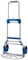 ЗУБР ТР-90 до 90кг, каркас и платформа из алюминия, платформа 48,5 х 28,5см, колёса d13см, вес 4,65кг, складная хозяйственная тележка (38750-90) 31270