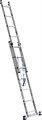 СИБИН 7 ступеней, со стабилизатором, алюминиевая, двухсекционная лестница (38823-07) 31667
