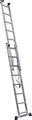 СИБИН 8 ступеней, со стабилизатором, алюминиевая, трехсекционная лестница (38833-08) 31671