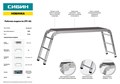 СИБИН РП-36 3х6х3 ступени, алюминиевые, складные, с фиксированной площадкой, рабочие подмости (38843) 2190254