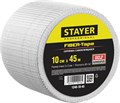 STAYER FIBER-Tape 10см х 45м 3х3 мм, Самоклеящаяся серпянка, PROFESSIONAL (1246-10-45) 11343 - фото 58635