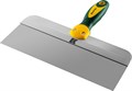 KRAFTOOL 300 мм, широкое полотно алюминиевая направляющая двухкомпонентная ручка, Фасадный нержавеющий шпатель (10036-300) 11847