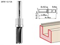 ЗУБР 12.7x26мм, хвостовик 8мм, фреза пазовая прямая с верхним подшипником 16412 - фото 63889