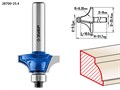 Кромочная калевочная фреза ЗУБР Профессионал №1, 25.4x10.5 мм, радиус 6.3 мм 16425 - фото 63926