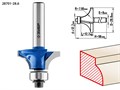 Кромочная калевочная фреза ЗУБР Профессионал №1, 28.6x12.7 мм, радиус 8 мм 16434 - фото 63944
