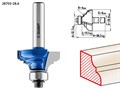 Кромочная калевочная фреза ЗУБР Профессионал №3, 28.6x12.7 мм, радиус 4 мм 16446 - фото 63969