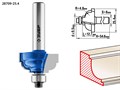 ЗУБР 25.4x13мм, радиус 4.8мм, фреза кромочная калевочная №7 16458 - фото 63993