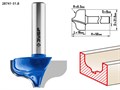 ЗУБР 31,8x16мм, радиус 6.3мм, фреза пазовая фасонная №2 16520 - фото 64216