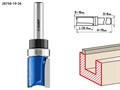 ЗУБР 19x26мм, хвостовик 8мм, фреза пазовая прямая с верхним подшипником 16573 - фото 64395