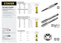STAYER M5х0.8, комплект метчиков, 2 шт 16901