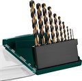 KRAFTOOL COBALT 10шт(1-10мм), Набор сверл по металлу HSS-Co(8%), сталь М42(S2-10-1-8) 17184