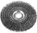 ЗУБР ″Профессионал″. Щетка дисковая для точильно-шлифовального станка, витая стальная проволока 0,3мм, 100х12,7мм 18141