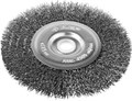 ЗУБР ″Профессионал″. Щетка дисковая для точильно-шлифовального станка, витая стальная проволока 0,3мм, 125х12,7мм 18142