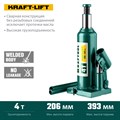KRAFTOOL KRAFT-LIFT 4т, 194-372мм домкрат бутылочный гидравлический, KRAFT BODY 18508