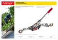 Лебедка ручная рычажная MIRAX, тросовая, 1,5т, 1,8м 18556