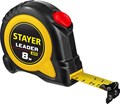 STAYER Leader 8м х 25мм, Рулетка с автостопом (3402-08-25) 18774 - фото 67172