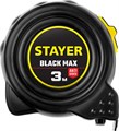 STAYER BlackMax 3м х 16мм, Рулетка с двумя фиксаторами (3410-03) 18818