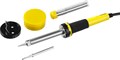 STAYER PROTerm 40Вт с 2К рукояткой, конус, подставка+припой+сменное жало+канифоль, Набор для паяльных работ (55312-40-H5) 20356