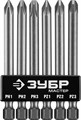 ЗУБР MX-6 6 шт., Набор бит с адаптером (26089-H6) 20834 - фото 70357