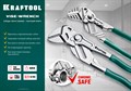 KRAFTOOL Vise-Wrench 250 мм, Клещи переставные-гаечный ключ (22065) 24183