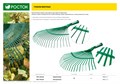 РОСТОК без черенка, 385х450 мм металлические, пластинчатые, Веерные грабли (39621) 25215