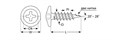 Саморезы ПШМ для листового металла, 51 х 4.2 мм, 30 шт, ЗУБР 28420 - фото 78908