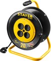 STAYER MS-207 ПВС 2х0.75 20м 2200Вт, Удлинитель на катушке (55073-20) 32513 - фото 81979