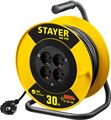 STAYER MS-315 ПВС 3х1.5 30м 3500Вт, Силовой удлинитель на катушке (55078-30) 32518
