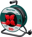 KRAFTOOL P-315, ПВС 3х1.5 50м, 3500Вт IP44, Силовой удлинитель на катушке (55084-50) 32528 - фото 82015