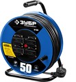 ЗУБР КГ-325 КГ 3х2.5 50м 4000Вт IP44, Силовой удлинитель на стальной катушке (55079-50) 32548