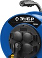 ЗУБР ПВС-315 ПВС 3х1.5 20м 3500Вт IP44, Силовой удлинитель на катушке (55081-20) 32552