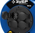 ЗУБР ПВС-315 ПВС 3х1.5 30м 3500Вт IP44, Силовой удлинитель на катушке (55081-30) 32553